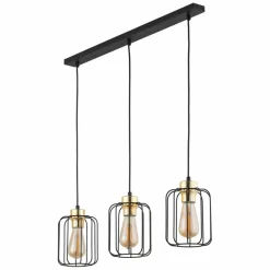 Sklep Kaja Czarno-złota lampa wisząca nad stół w jadalni TK 4716 GALAXY NEW Fashion
