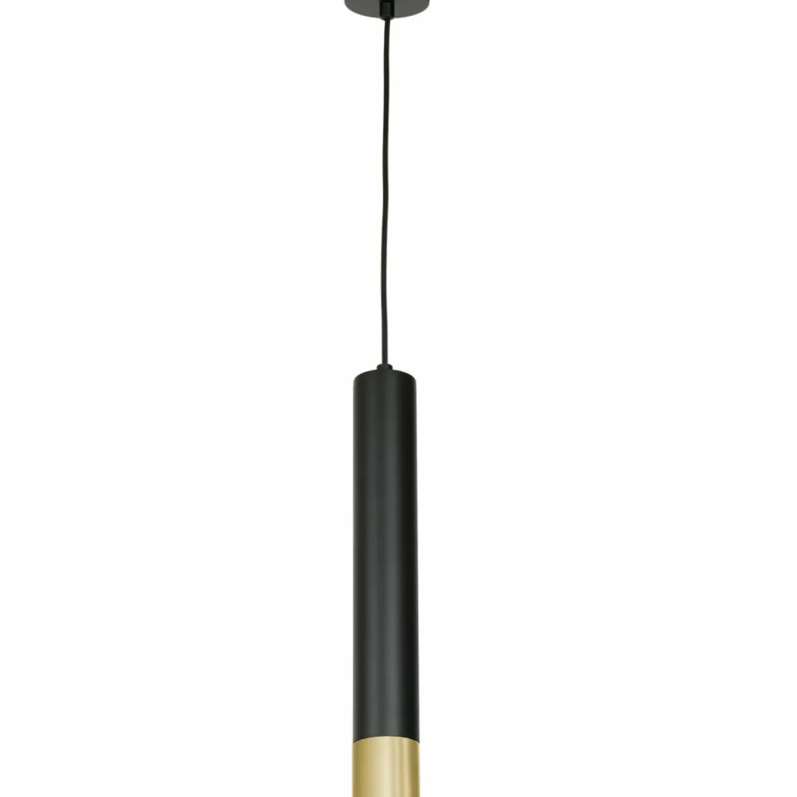 Sklep Kaja Czarno-złota lampa wisząca, pojedyncza tuba LX 1565 z serii NEST Best Sale