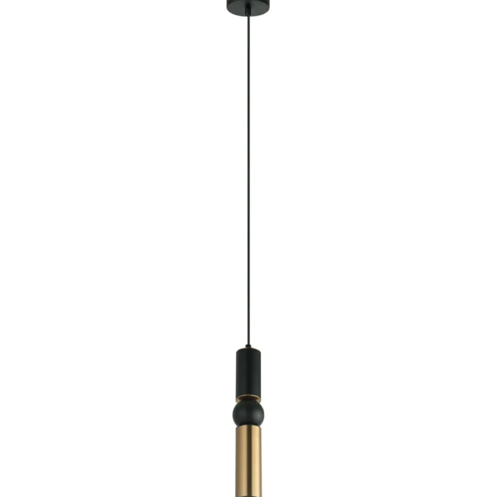 Sklep Kaja Czarno-złota lampa wisząca PND-14290-1-BK-BRO ISIDORA | Kaja Best Sale