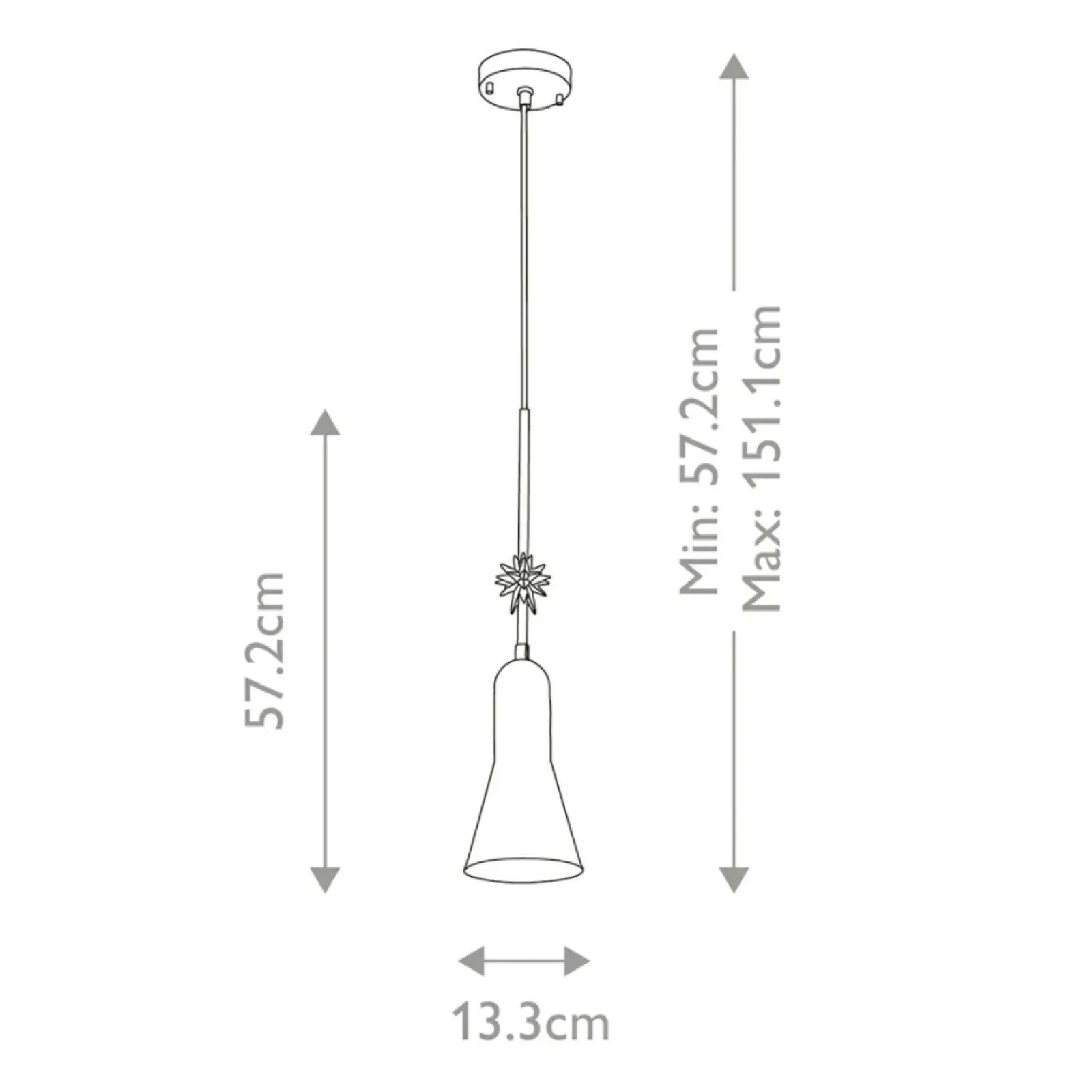 Sklep Kaja Czarno-złota lampa wisząca z ozdobą ETOILE-P-S-MB z serii ETOILE Cheap