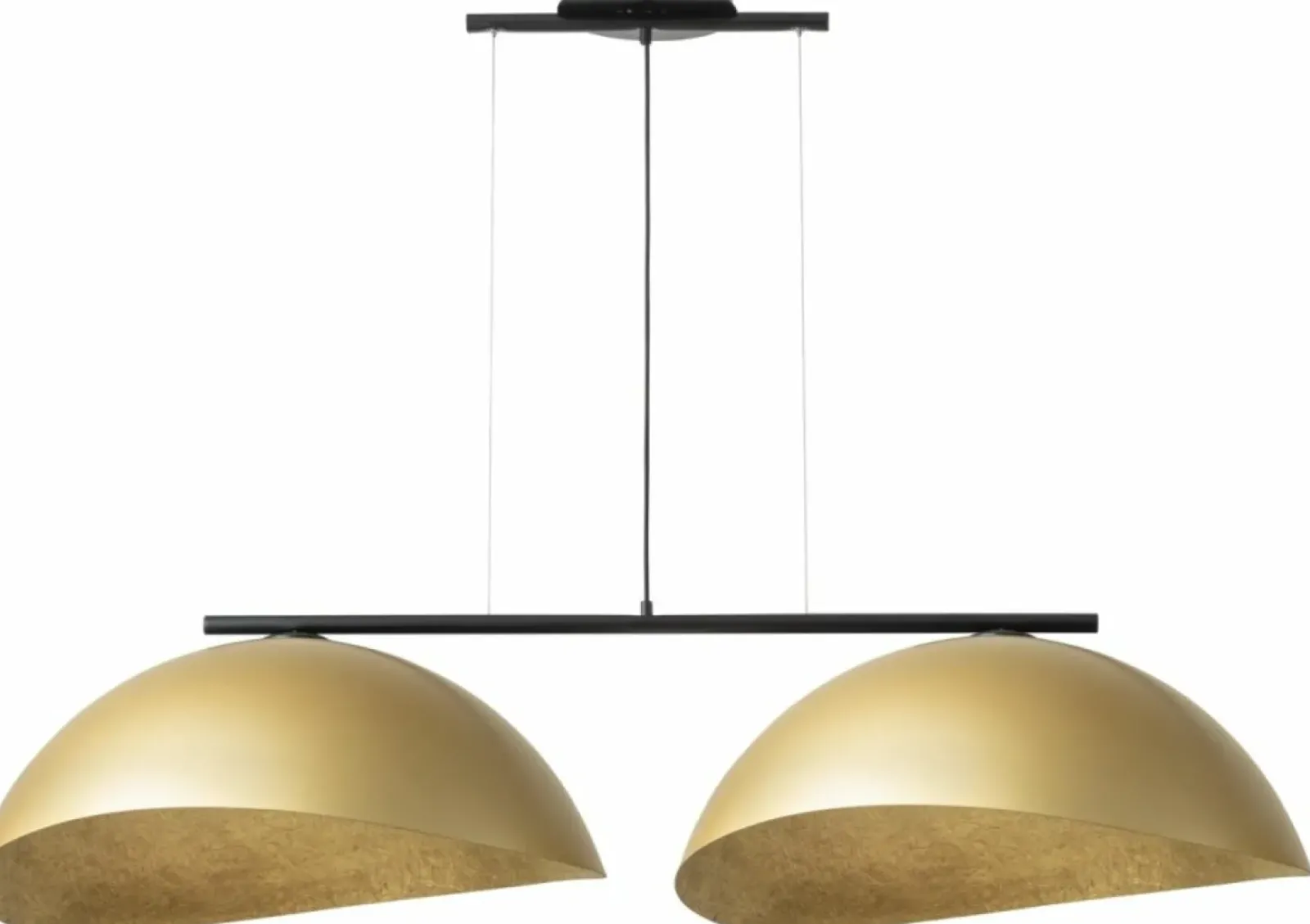 Sklep Kaja Czarno-złota lampa wisząca z dużymi abażurami SIG 40581 SOLAR | Kaja Clearance