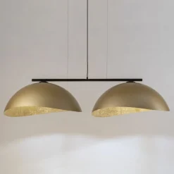 Sklep Kaja Czarno-złota lampa wisząca z dużymi abażurami SIG 40581 SOLAR | Kaja Clearance