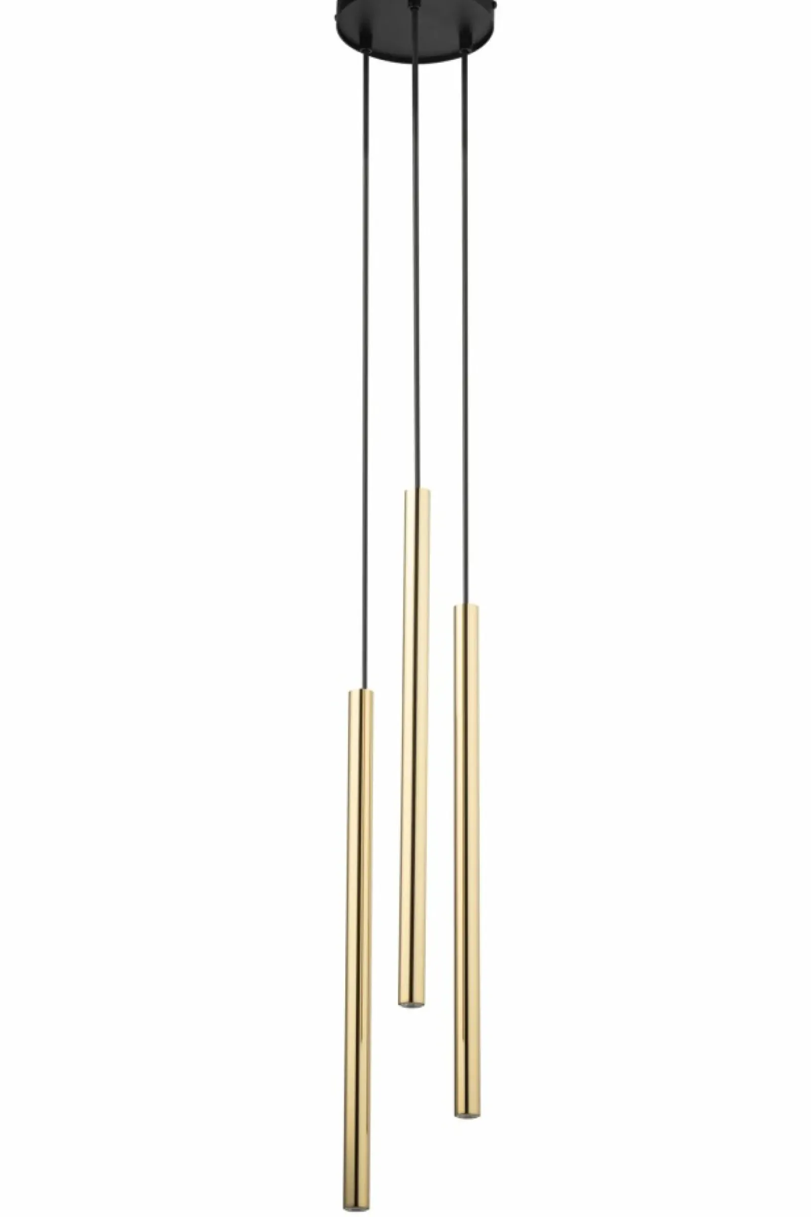 Sklep Kaja Czarno-złota lampa wisząca z rurkami SIG 40738 SOPEL LUX | Kaja Store