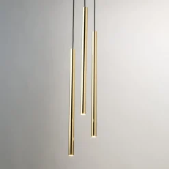 Sklep Kaja Czarno-złota lampa wisząca z rurkami SIG 40738 SOPEL LUX | Kaja Store