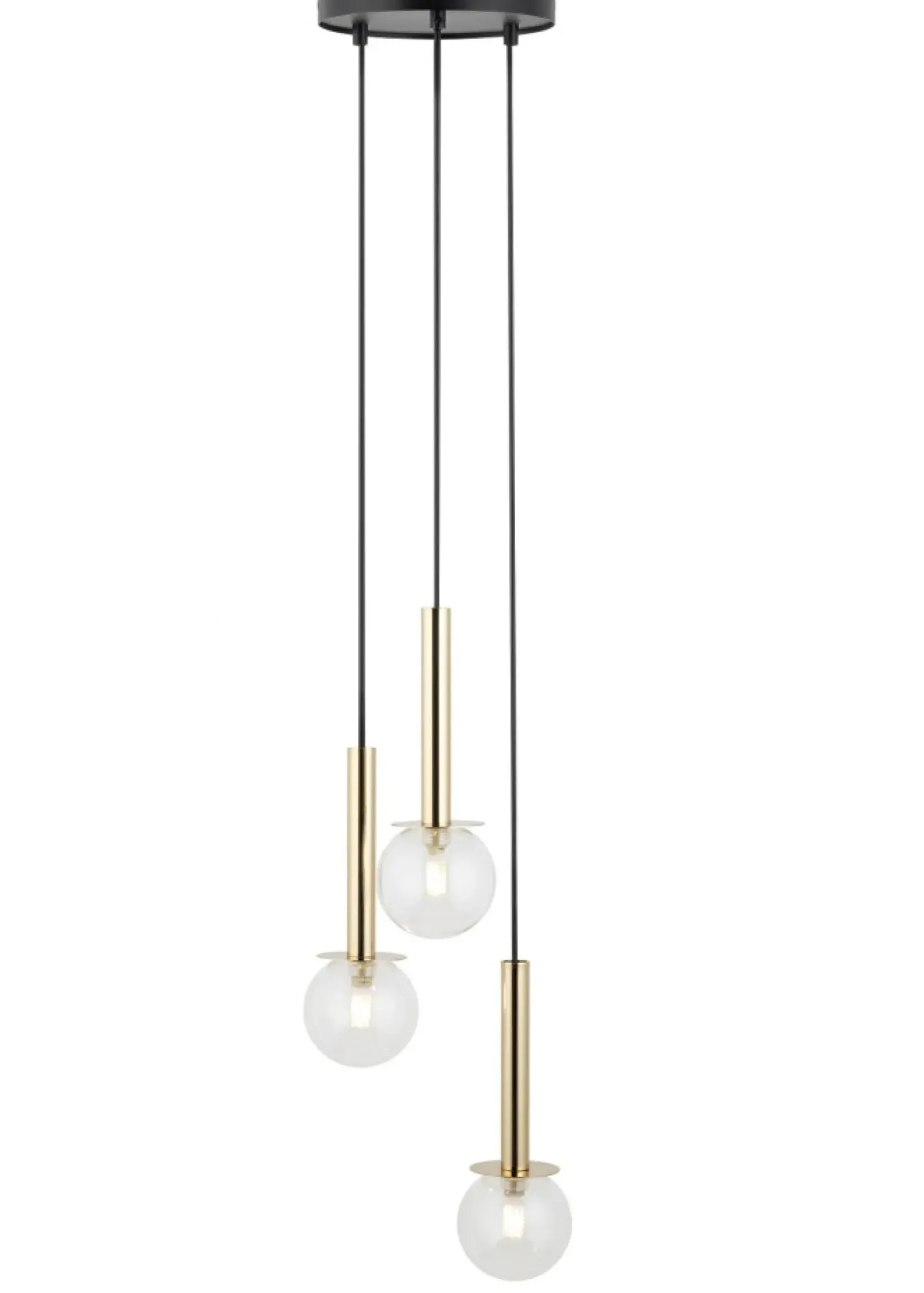 Sklep Kaja Czarno-złota lampa wisząca z kloszami SIG 40758 DAISY | Kaja Hot
