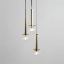 Sklep Kaja Czarno-złota lampa wisząca z kloszami SIG 40758 DAISY | Kaja Hot
