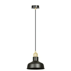 Sklep Kaja Czarno-złota, loftowa lampa wisząca do kuchni 1042/1 IBOR | Kaja czarny Store