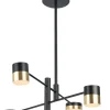 Sklep Kaja Czarno-złota, regulowana lampa sufitowa MX P0404 PUMA | Kaja Shop