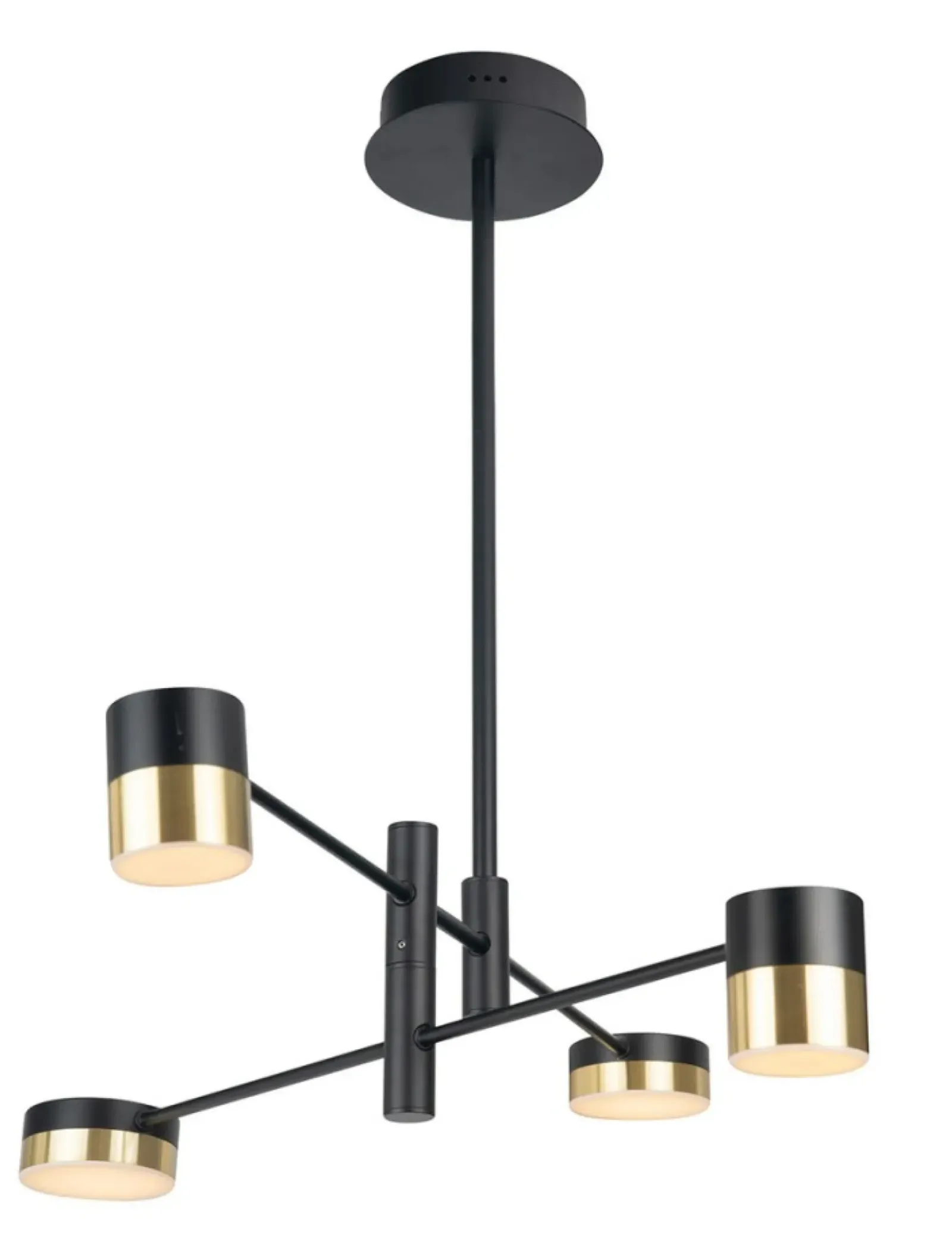 Sklep Kaja Czarno-złota, regulowana lampa sufitowa MX P0404 PUMA | Kaja Shop