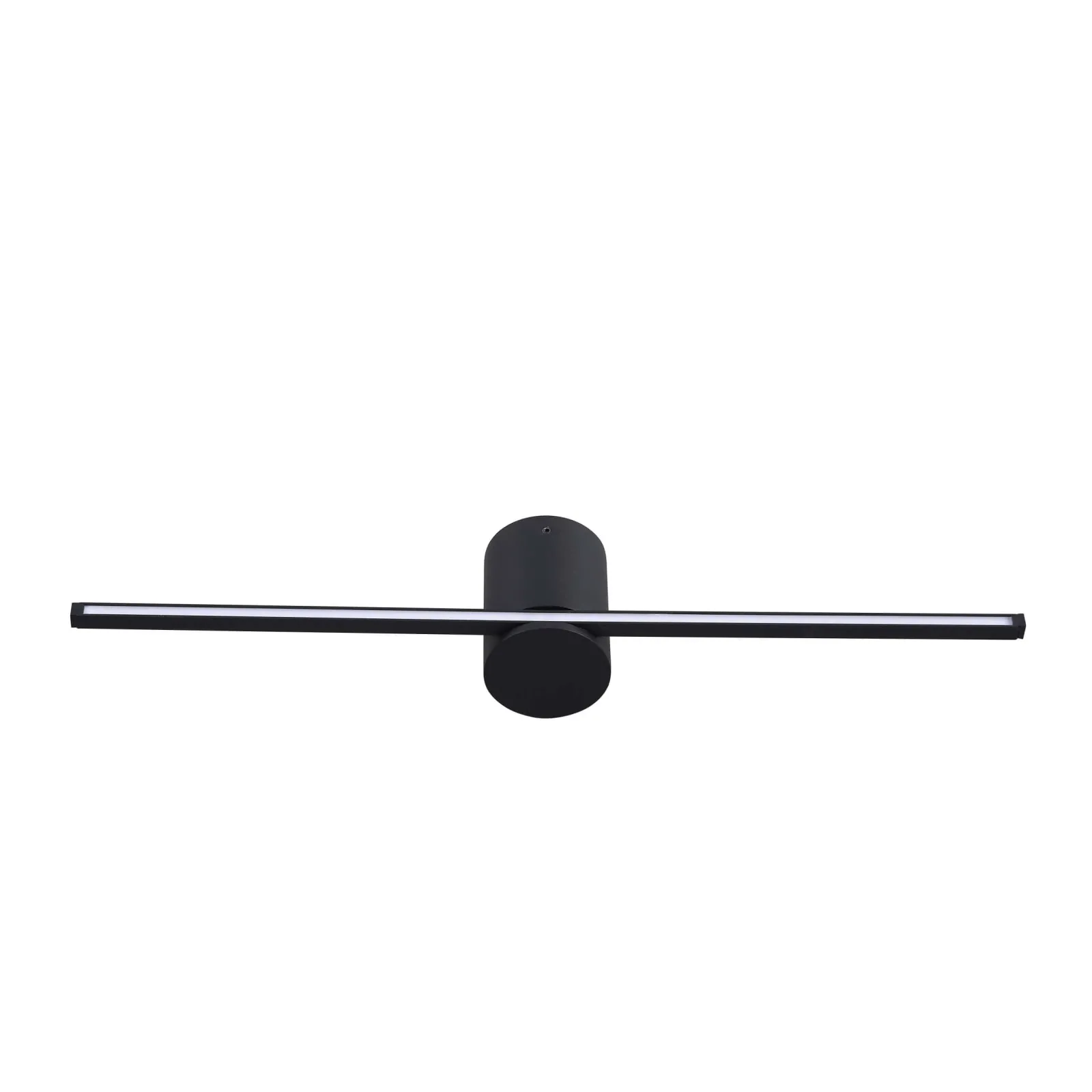 Sklep Kaja Czarny kinkiet do łazienki 40cm 6W LP-777/1W M BK z serii MODERN SLIM* Lampy Led