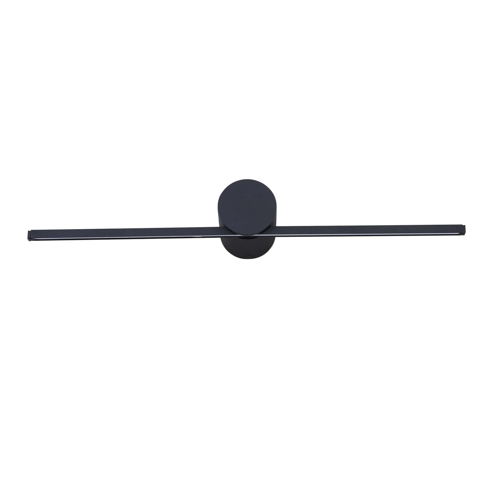 Sklep Kaja Czarny kinkiet do łazienki 40cm 6W LP-777/1W M BK z serii MODERN SLIM* Lampy Led