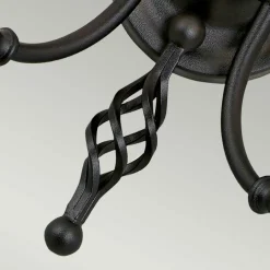 Sklep Kaja Czarny, klasyczny kinkiet ścienny ART2-BLACK z serii ARTISAN* Kinkiety Tradycyjne