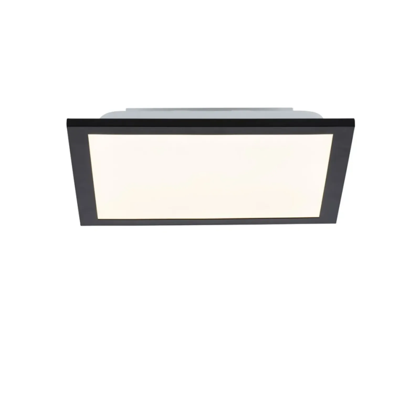Sklep Kaja , kwadratowy plafon LED do salonu 14740-18 z serii FLAT | Kaja czarny Clearance