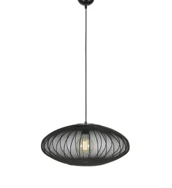 Sklep Kaja Czarny lampion wiszący na regulowanym zwisie 108793 FLORENCE | Kaja Shop