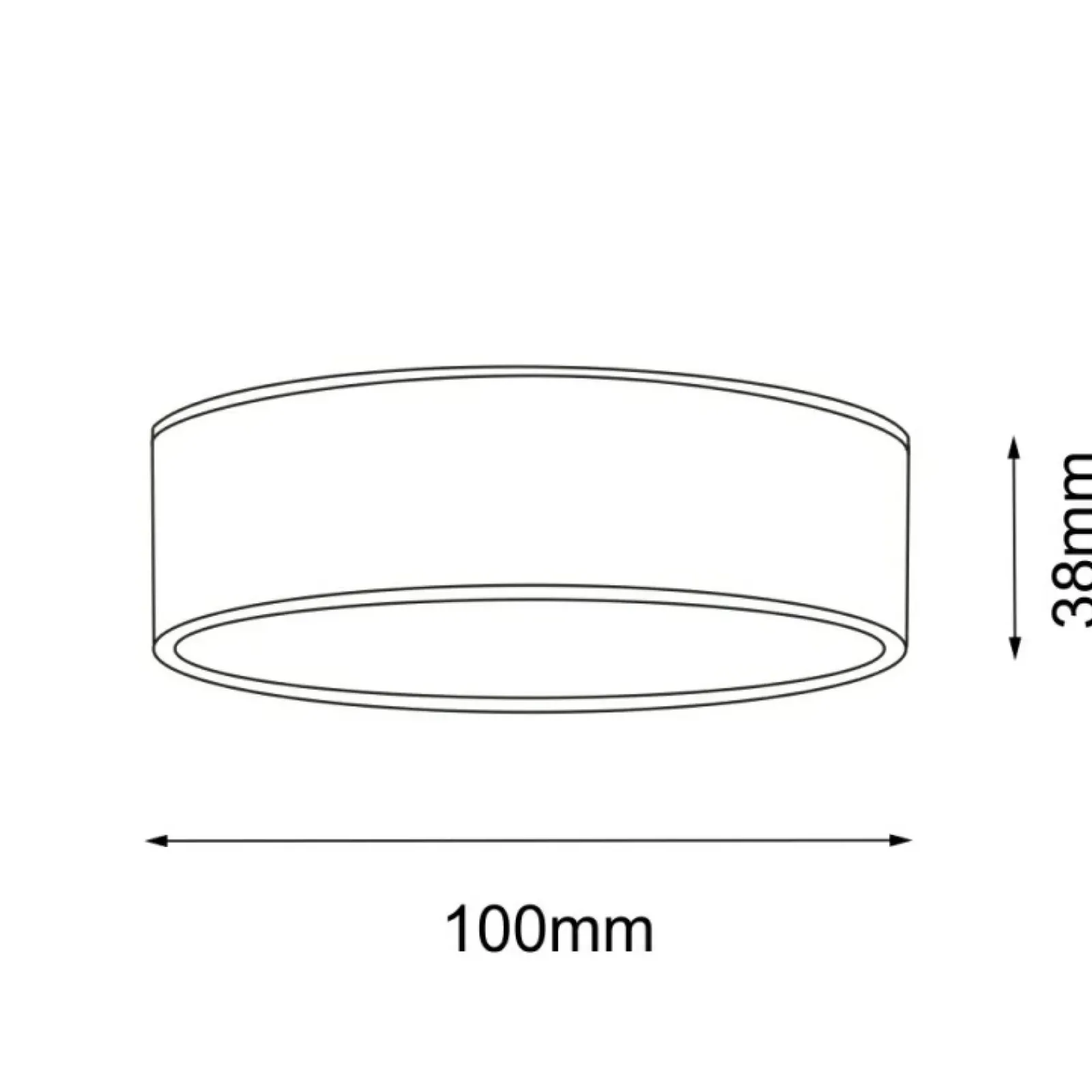 Sklep Kaja Czarny, niski spot LED do łazienki IP44 4000K ANT 8575 z serii TOTTO* Lampy Led|Lampy Do Łazienki