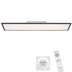 Sklep Kaja plafon o dużej mocy z pilotem w zestawie 14757-18 z serii FLAT czarny Discount