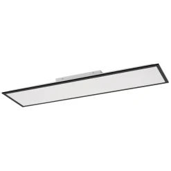Sklep Kaja plafon o dużej mocy z pilotem w zestawie 14757-18 z serii FLAT czarny Discount