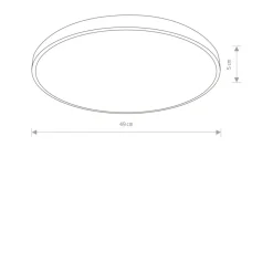 Sklep Kaja plafon, zintegrowany LED, moc 32W, 4000K 8184 | Kaja* Plafony Klasyczne