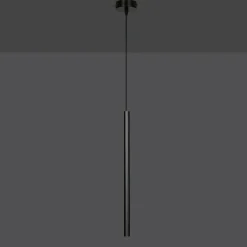 Sklep Kaja pojedyncza lampa wisząca zakończona tubą 552/1 | Kaja czarny Outlet