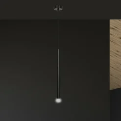 Sklep Kaja pojedyncza lampa wisząca zakończona tubą 552/1 | Kaja czarny Outlet