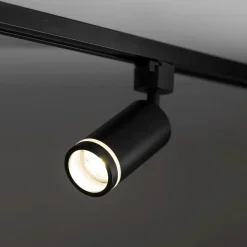 Sklep Kaja Czarny reflektor, ruchoma tuba 1-fazowa TK 6897 TRACER | Kaja* Szynoprzewody Natynkowe