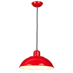 Sklep Kaja Czerwona lampa wisząca, do kuchni FRANKLIN-P-RED z serii FRANKLIN czerwone Best