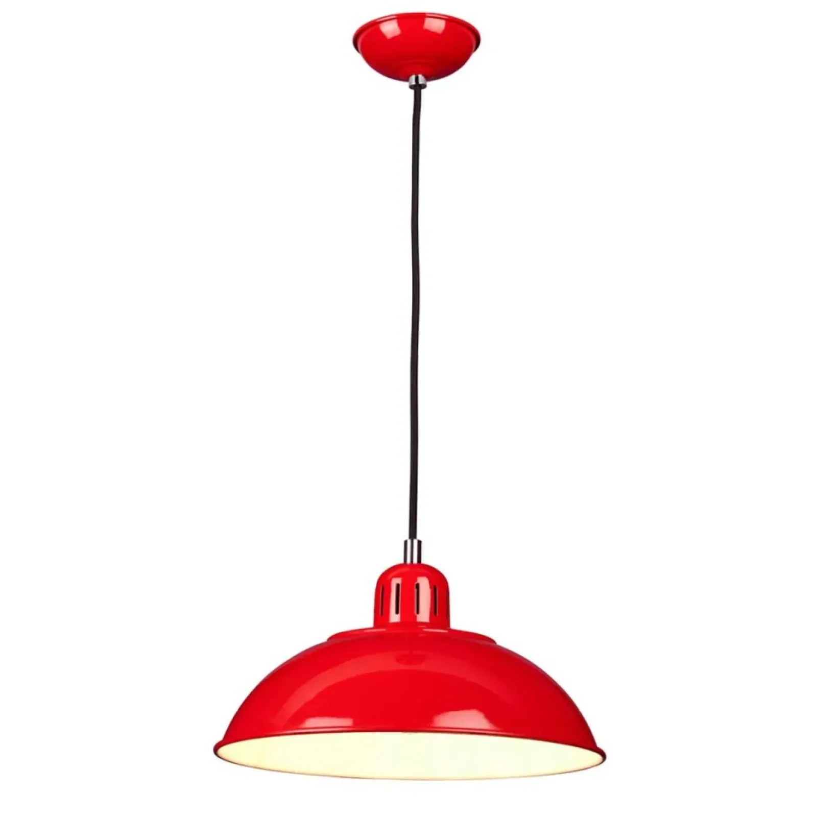 Sklep Kaja Czerwona lampa wisząca, do kuchni FRANKLIN-P-RED z serii FRANKLIN czerwone Best