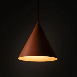 Sklep Kaja Czerwona lampa wisząca stożek ⌀25cm TK 6632 CONO | Kaja Oświetlenie Hot