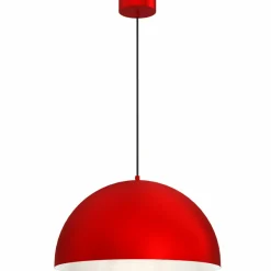 Sklep Kaja Czerwona lampa wisząca z półkulistym kloszem LX 3005 z serii SINGLE Online