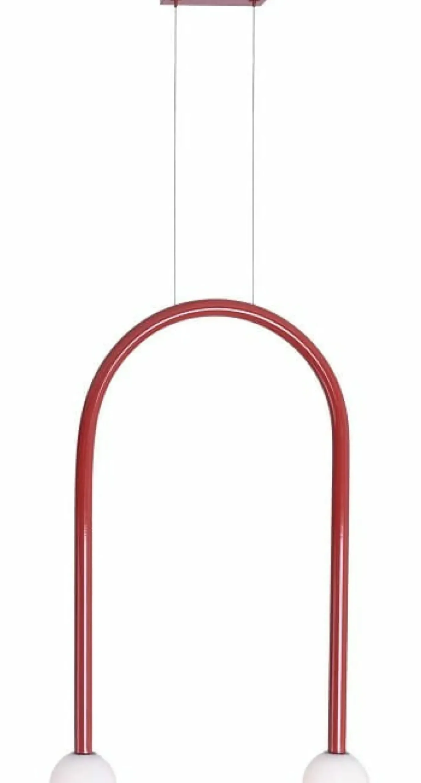 Sklep Kaja Czerwona, nowoczesna lampa łuk, światło LED MX P0523 ENIGMA | Kaja Fashion
