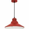 Sklep Kaja Czerwona, ozdobna lampa wisząca do kuchni LX 7488 WORKS | Kaja Clearance