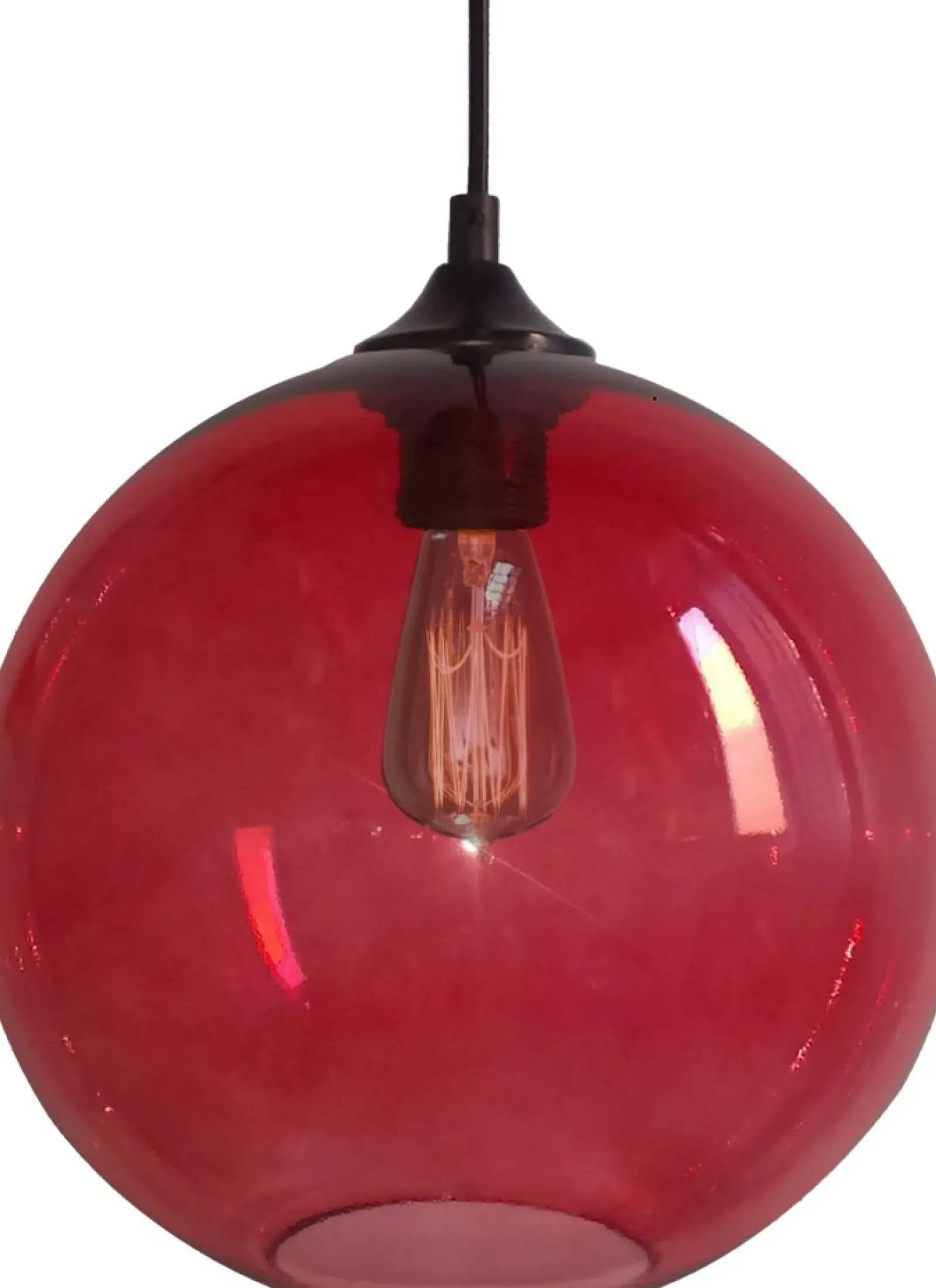 Sklep Kaja klosz na czarnym przewodzie 31-21410 EDISON | Kaja czerwony Flash Sale