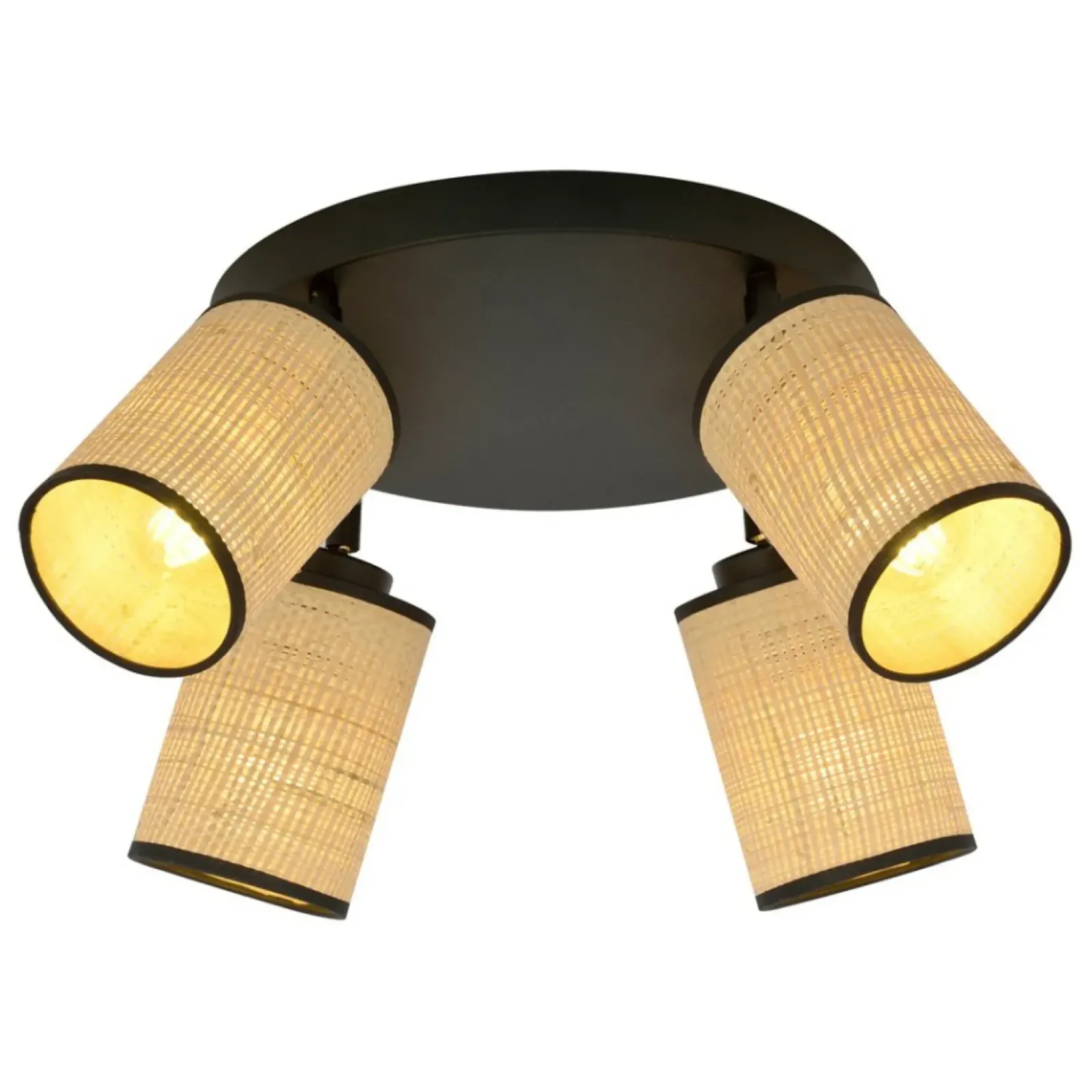 Sklep Kaja Czteropunktowa lampa sufitowa w stylu eco 1151/4PREM YOGA | Kaja Discount