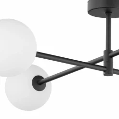 Sklep Kaja Czteroramienna, czarna lampa sufitowa do sypialni TK 4735 - SARIUS Outlet