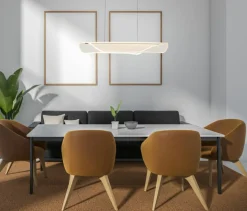 Sklep Kaja Dekoracyjna, brązowa lampa wisząca LED PND-57882-32W-3K CASEL | Kaja Best Sale