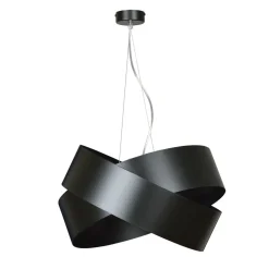Sklep Kaja Dekoracyjna czarna lampa wisząca do salonu 512/1 | Kaja Oświetlenie czarny Outlet