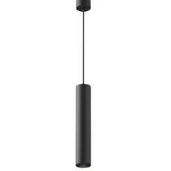 Sklep Kaja Dekoracyjna, czarna tuba, lampa wisząca P082PL-GU10-B z serii ARTISAN Clearance