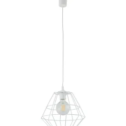Sklep Kaja Dekoracyjna, druciana lampa wisząca do jadalni TK 6215 - DIAMOND NEW biały New