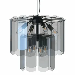 Sklep Kaja Dekoracyjna, elegancka lampa wisząca MD3523-8M-EBCN NIRA | Kaja New