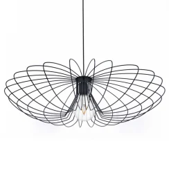 Sklep Kaja Dekoracyjna, industrialna lampa wisząca K-3409 | Kaja Oświetlenie czarny Outlet