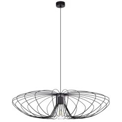 Sklep Kaja Dekoracyjna, industrialna lampa wisząca K-3409 | Kaja Oświetlenie czarny Outlet