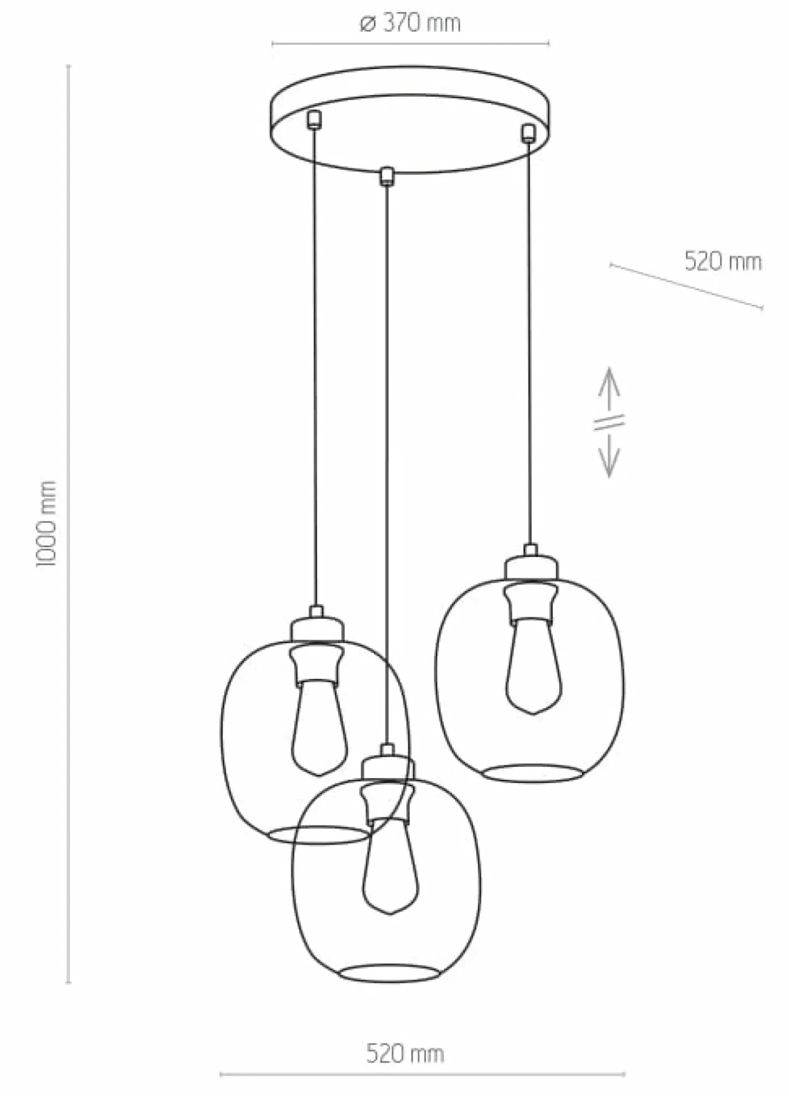 Sklep Kaja Dekoracyjna, kolorowa lampa wisząca TK 3184 ELIO | Kaja Oświetlenie Best Sale
