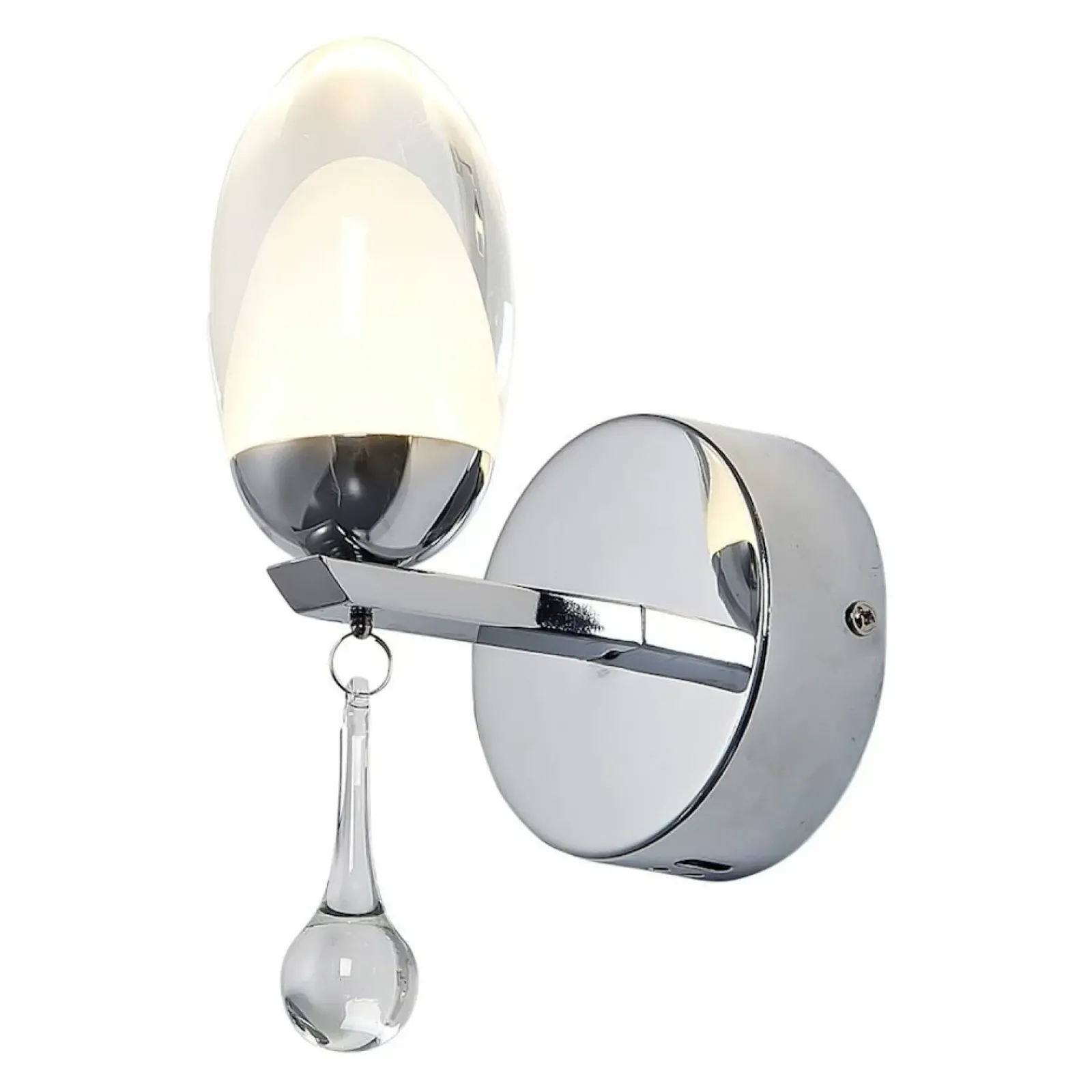 Sklep Kaja Dekoracyjna lampa ścienna LED z kryształkiem ML304 OVO | Kaja* Lampy Led|Kinkiety Tradycyjne