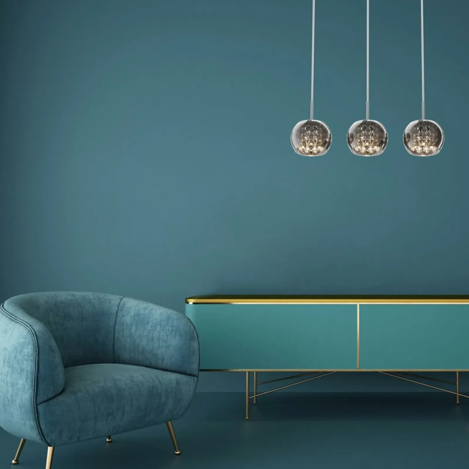 Sklep Kaja Dekoracyjna lampa do jadalni P0076-03N-B5FZ CRYSTAL | Kaja Best