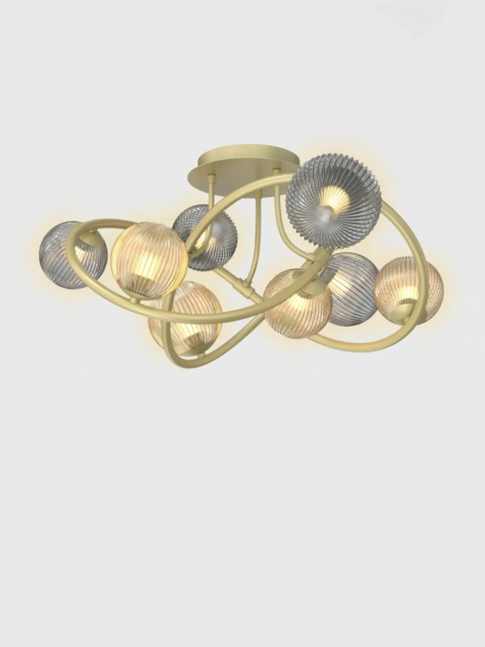 Sklep Kaja Dekoracyjna lampa do salonu glamour WF 9015-804 METZ | Kaja Outlet