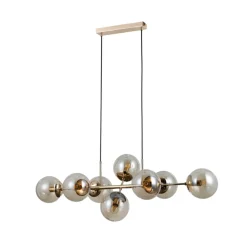 Sklep Kaja Dekoracyjna lampa do stylowego salonu PND-1098-8-GD MOLITE | Kaja Fashion