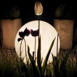 Sklep Kaja Dekoracyjna lampa ogrodowa kula ⌀30cm EKO0457 GLOBO | Kaja Oświetlenie* Lampy Ogrodowe Stojące