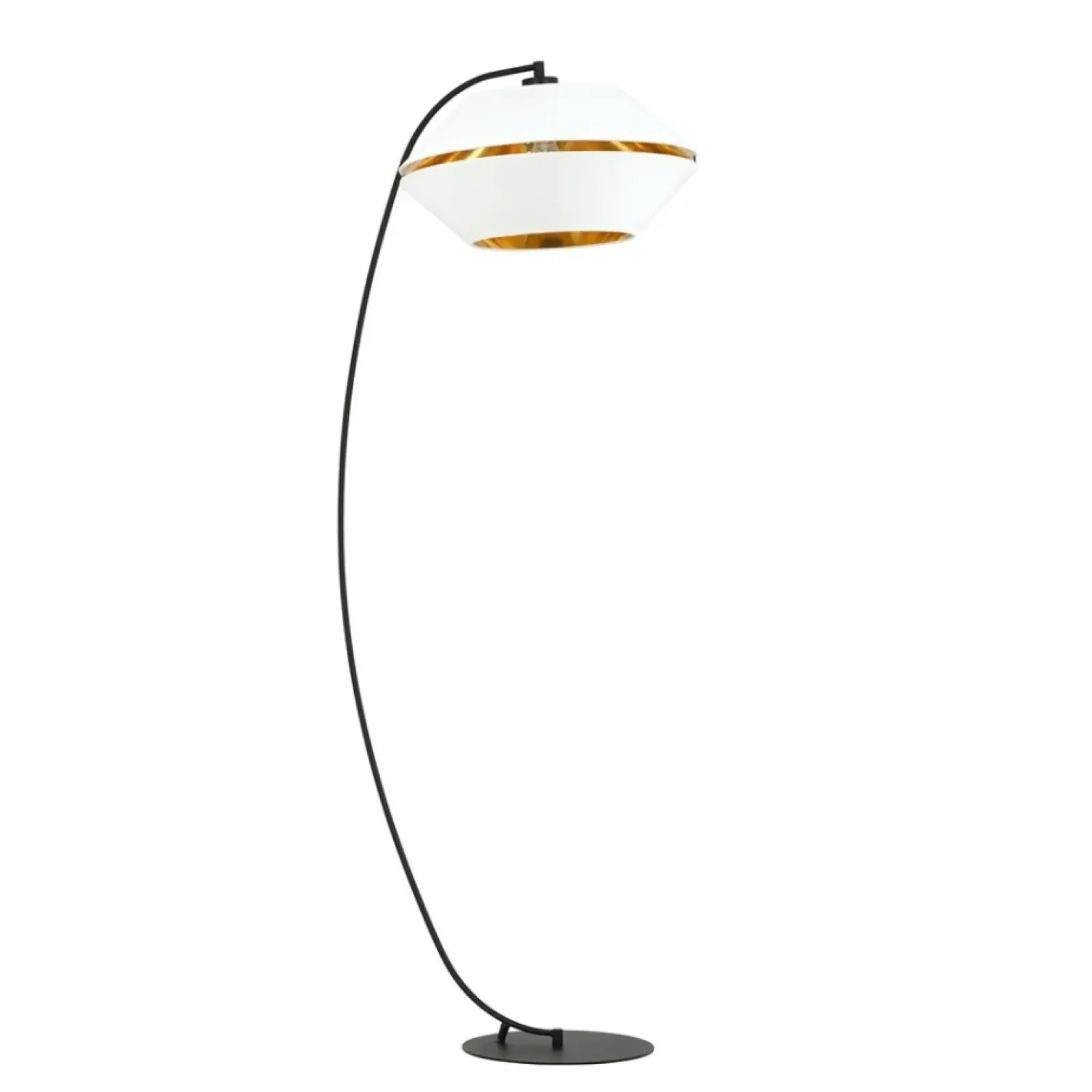Sklep Kaja Dekoracyjna lampa podłogowa z abażurem 1182/LP z serii PIANO | Kaja* Lampy Podłogowe Z Abażurem