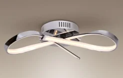 Sklep Kaja Dekoracyjna lampa sufitowa LED do sypialni MX C0099 INFINITY | Kaja* Lampy Led|Plafony Nowoczesne