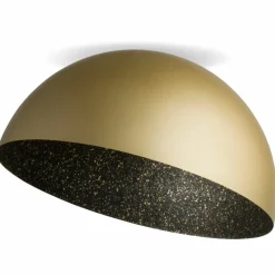 Sklep Kaja Dekoracyjna lampa sufitowa półokrąg SIG 32482 - SFERA 35 ZŁ/CZ NAKR Flash Sale